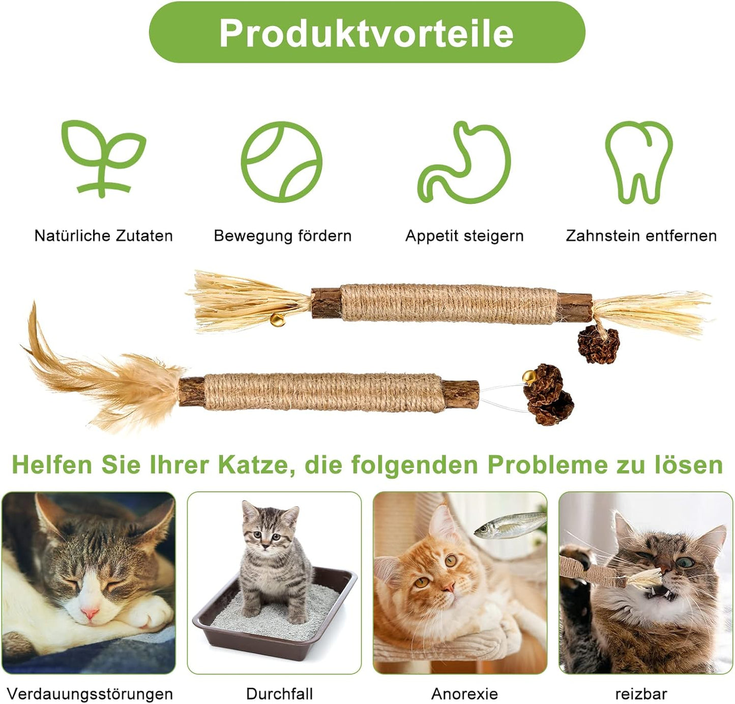 Katzenminze Zahnpflege-Sticks